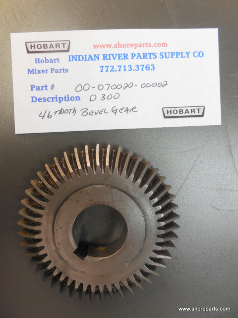 Hobart Mixer D-300 00-070020-00002 46 Tooth Bevel Gear Used